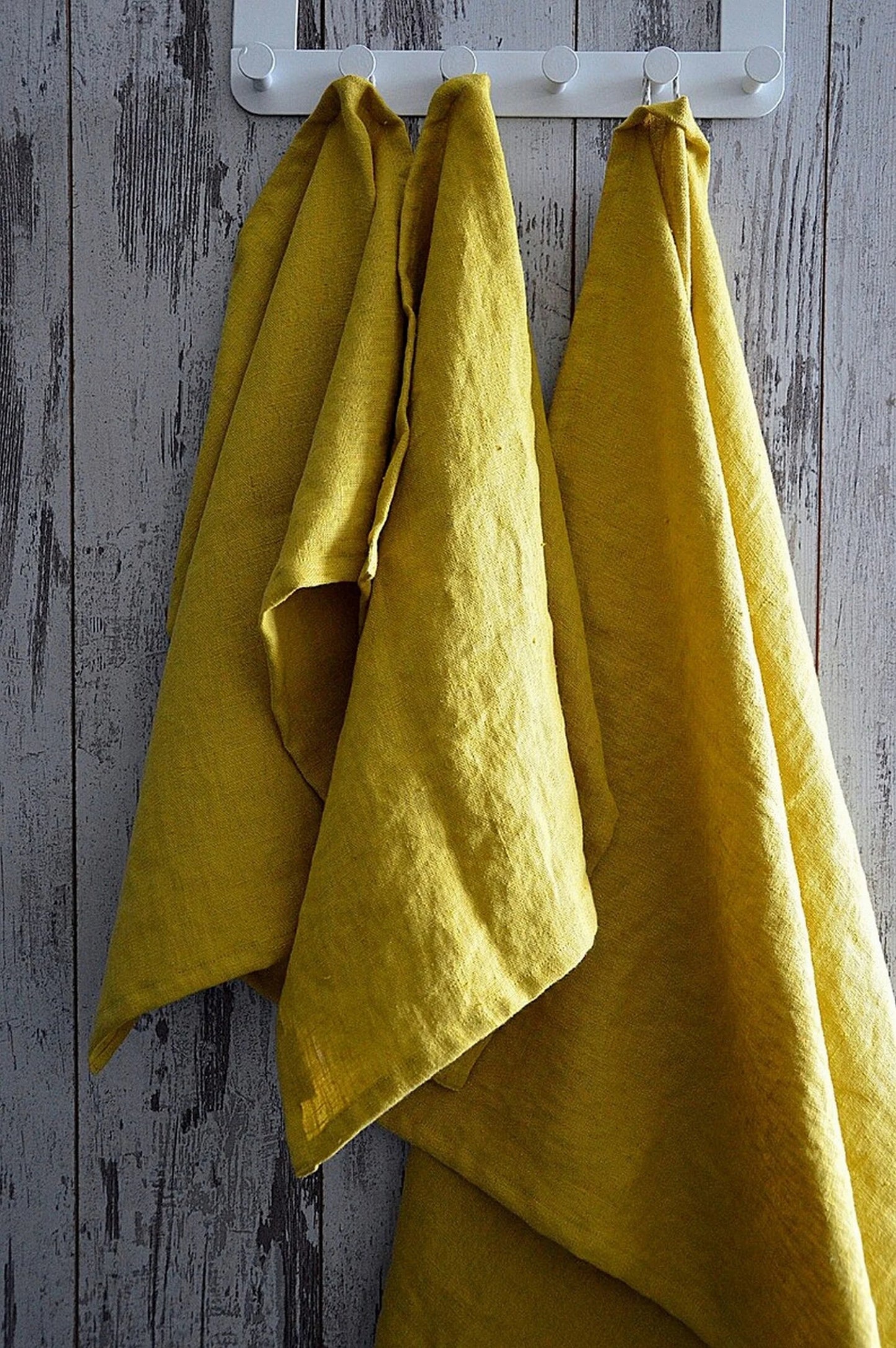 Bath thick linen towel / Softened linen towel /Heavy weight bath towel / Washed rough linen towel / Guest linen towels / Bath towel